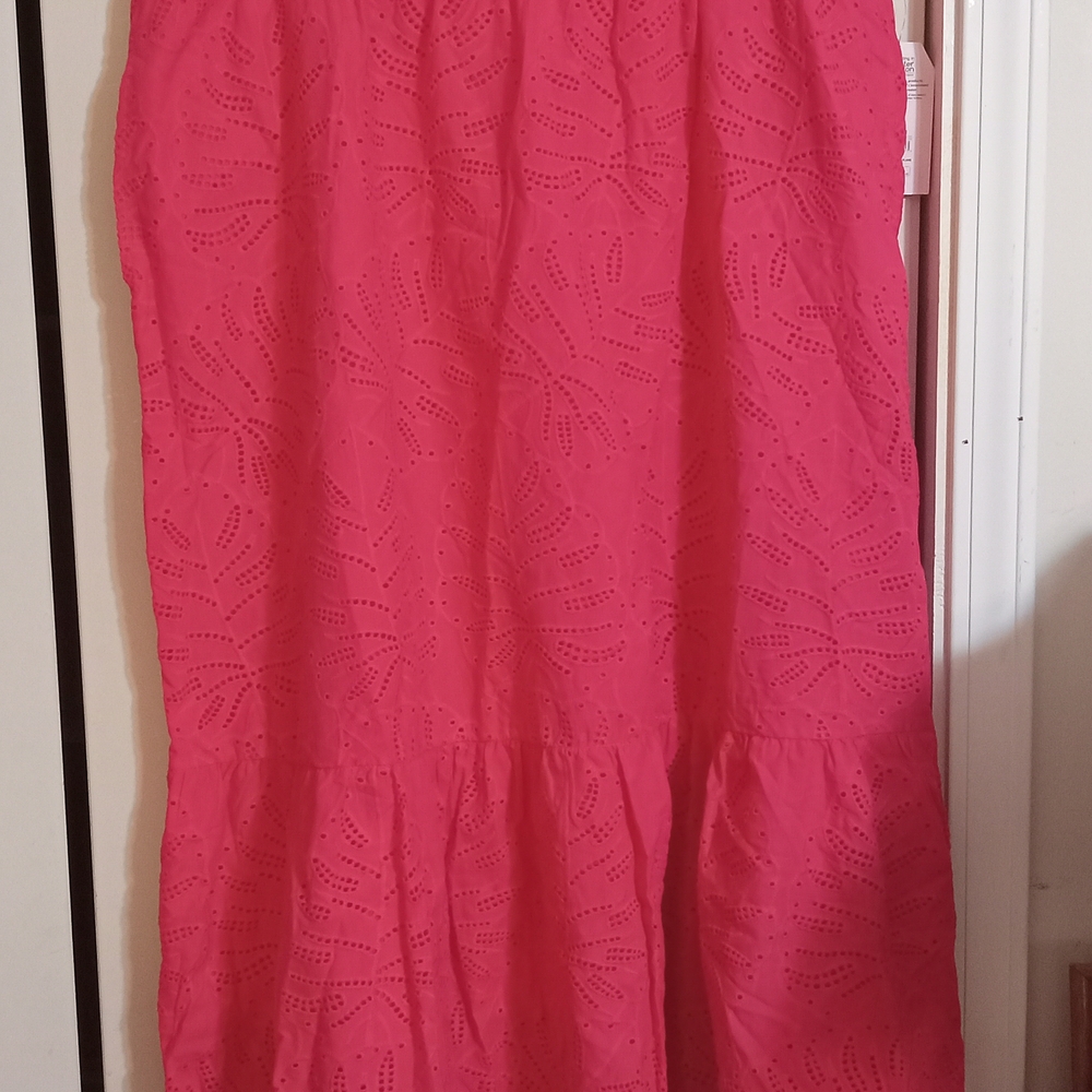 Pink Eyelet Women's Skirt